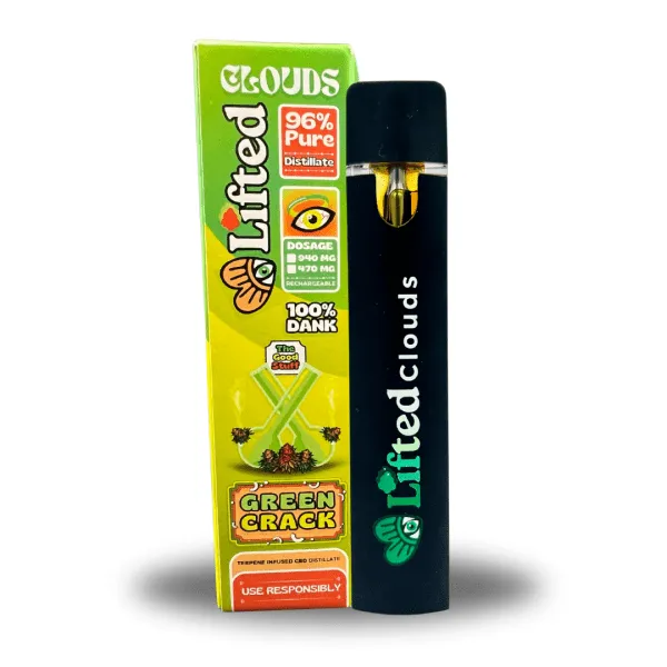D9 Disposable Green Crack (Sativa) 0.5ml